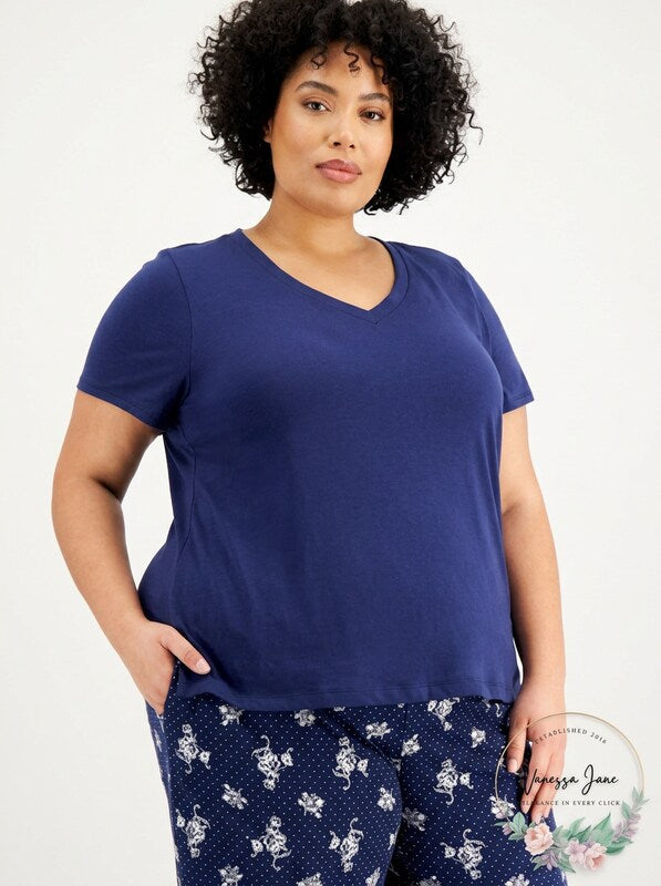 Charter Club Plus Size Sleep T-Shirt by Vanessa Jane