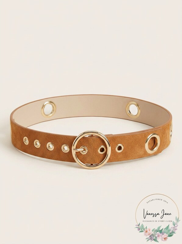 INC International Concepts Grommeted Belt,Size Medium by Vanessa Jane