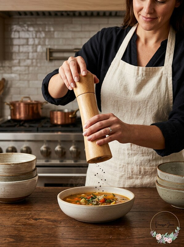 Kesper 13631 Pepper mill 7.09 of rubber Wood, Brown by Vanessa Jane
