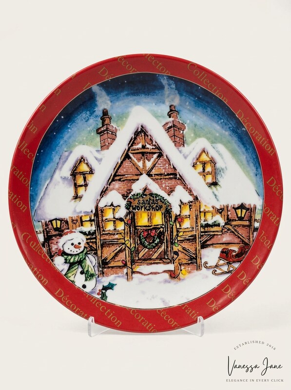 Vintage 2003 De Marco Christmas plate by Vanessa Jane