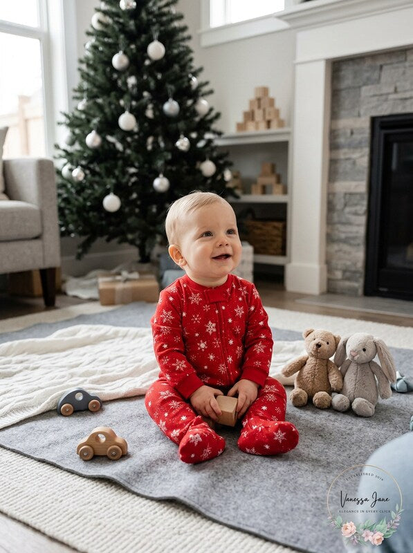 Matching Family Pajamas Baby Merry Pajamas by Vanessa Jane