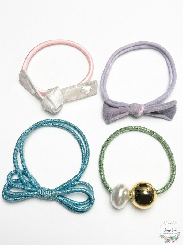 Inc International Concepts 4-PC. Gold-Tone & Imitation Pearl Bow by Vanessa Jane