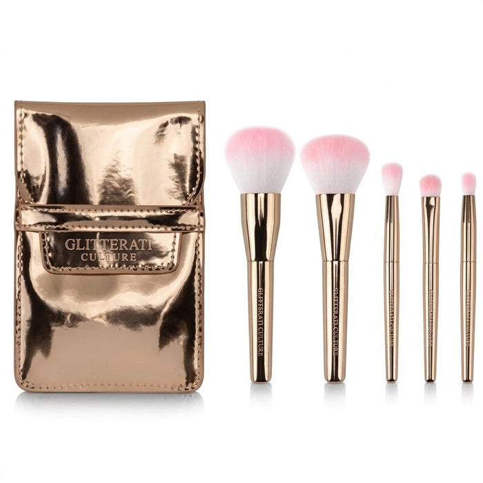 Glitterati Culture 6 Piece Travel Brush Set by Vanessa Jane