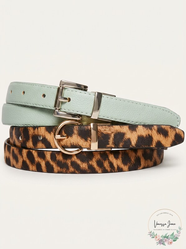 Steve Madden Womens 2-for-1 Reversible Belt, Size Large by Vanessa Jane