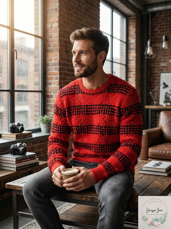 INC Mens Knit Striped Pullover Sweater, Size XL by Vanessa Jane