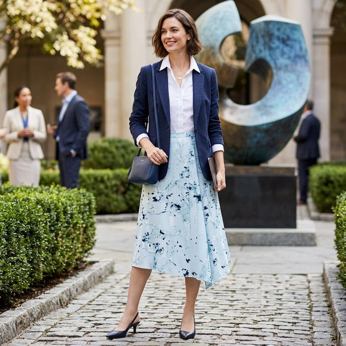 Alfani Print A-Line Skirt, Size 12 by Vanessa Jane