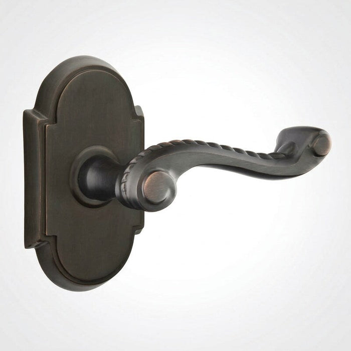 Emtek Assa Abloy Keyed Leverset with #8 Rosette and Rope Levers by Vanessa Jane