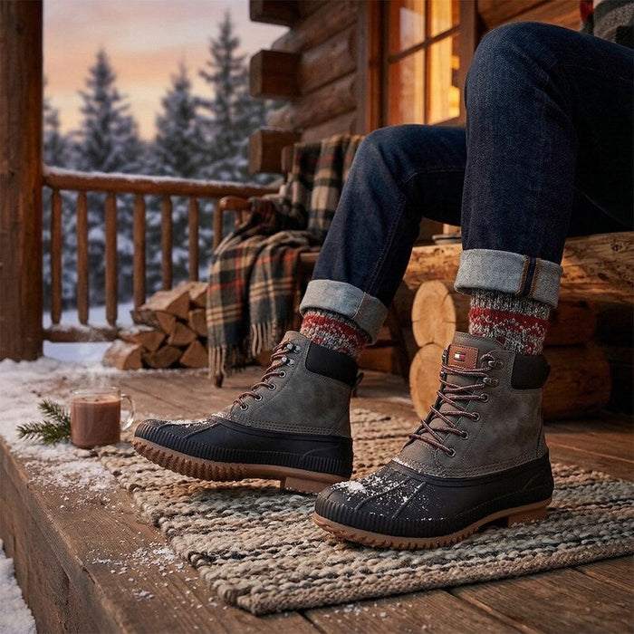 Tommy Hilfiger Mens Colorblock Duck Boots by Vanessa Jane
