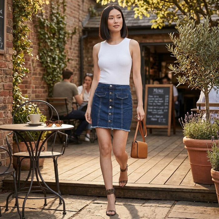 Guess Denim Skirt, Size Small by Vanessa Jane