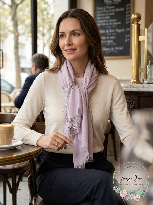 I.N.C. Ombré Metallic Foil Oversized Square Scarf by Vanessa Jane