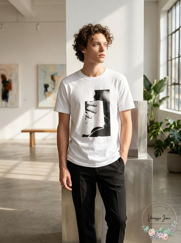 Hugo Hugo Boss Mens Picture in Picture Graphic T-Shirt Size, XL by Vanessa Jane