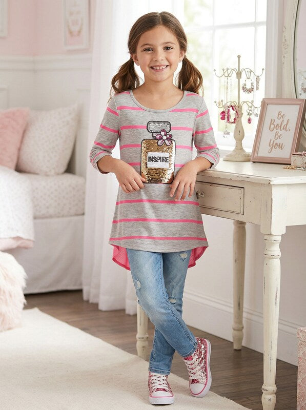 Speechless Girls Big Fashion Inspire Tunic, Size Medium by Vanessa Jane