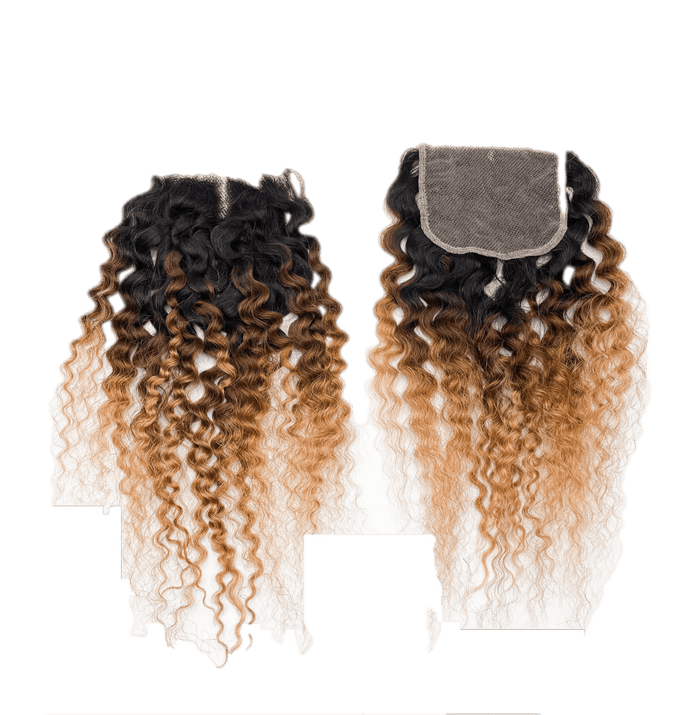 RIO Bohemian Human Hair Closure 4X4 Gold