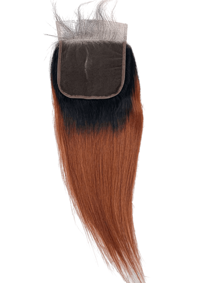Rio Straight Human Hair Closure 5x5 Honey 14'' Hairpiece