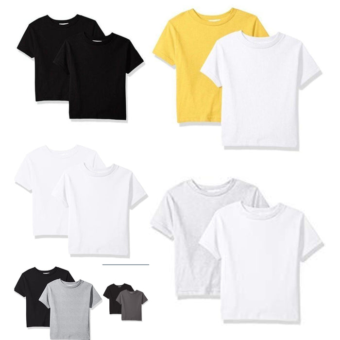 Clementine Everyday Toddler Short Sleeve Crew T-Shirts 2-Pack by Vanessa Jane