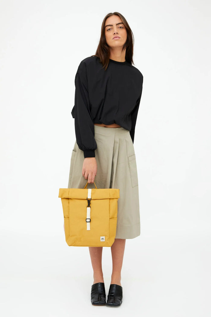 Roll Mini Backpack Mustard by Lefrik USA