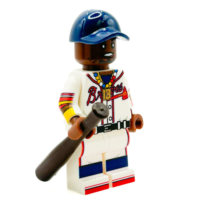 Acuna Atlanta #13 Baseball Player Minifig made using LEGO parts - B3 Customs by B3 Customs