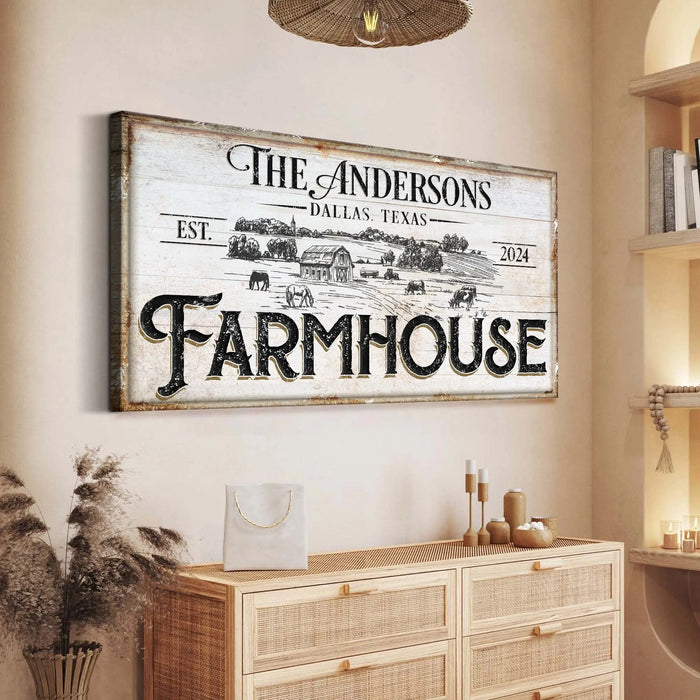 Rustic Farmhouse Sign XII by Tailored Canvases