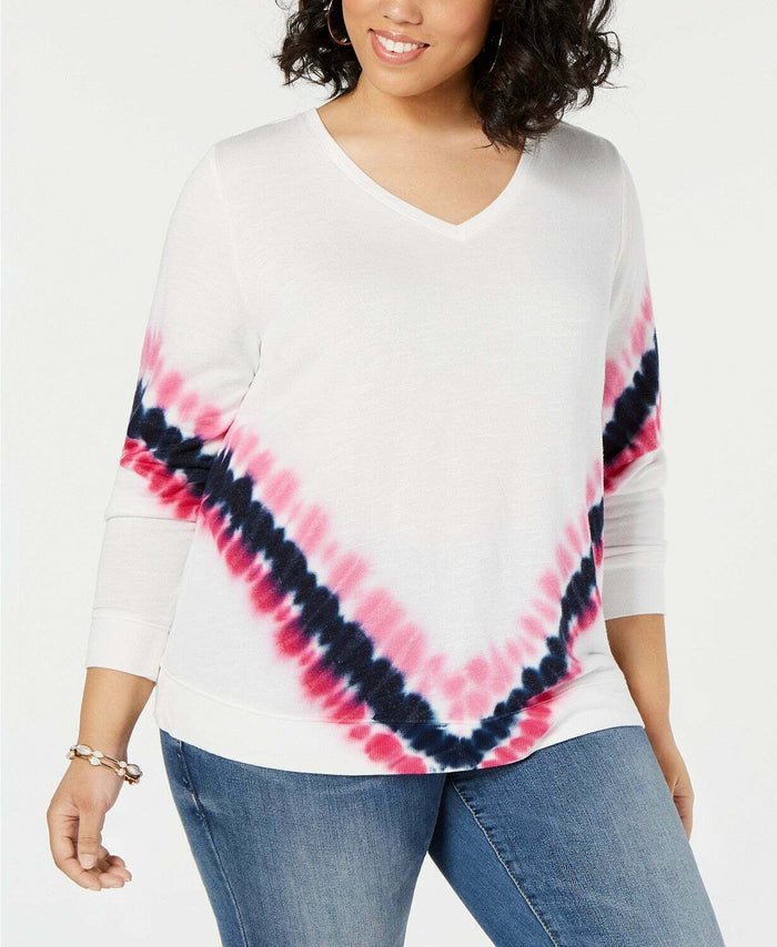 I.n.c. Women's Petite Tie-Dyed Sweatshirt, Size PP by Vanessa Jane
