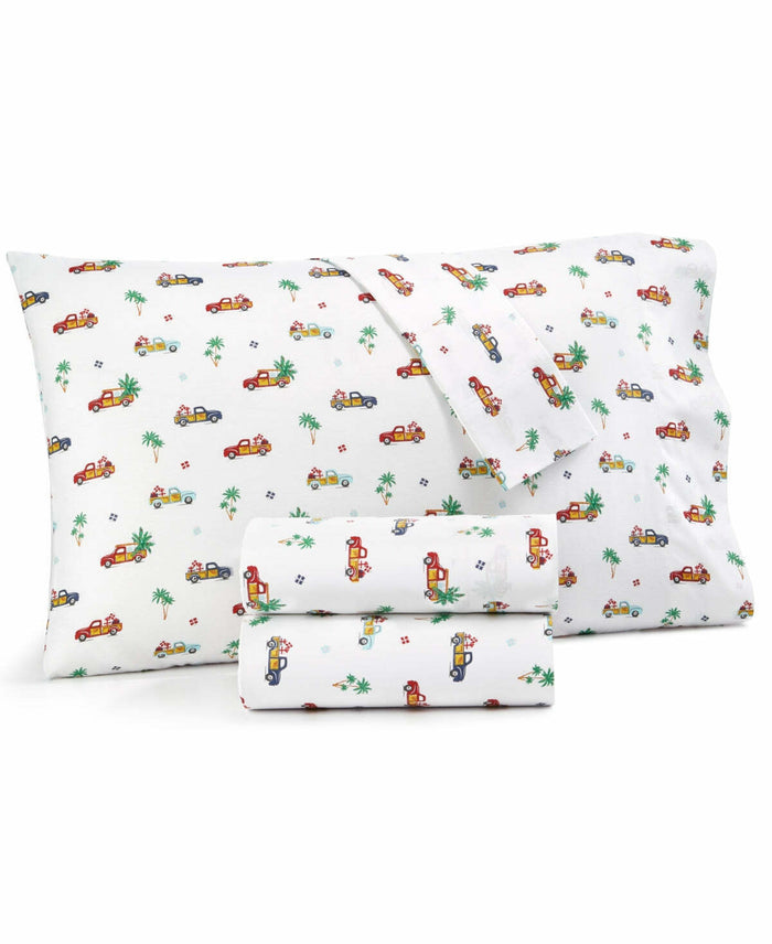 Martha Stewart Collection Holiday Printed 4 PC. Sheet Set by Vanessa Jane