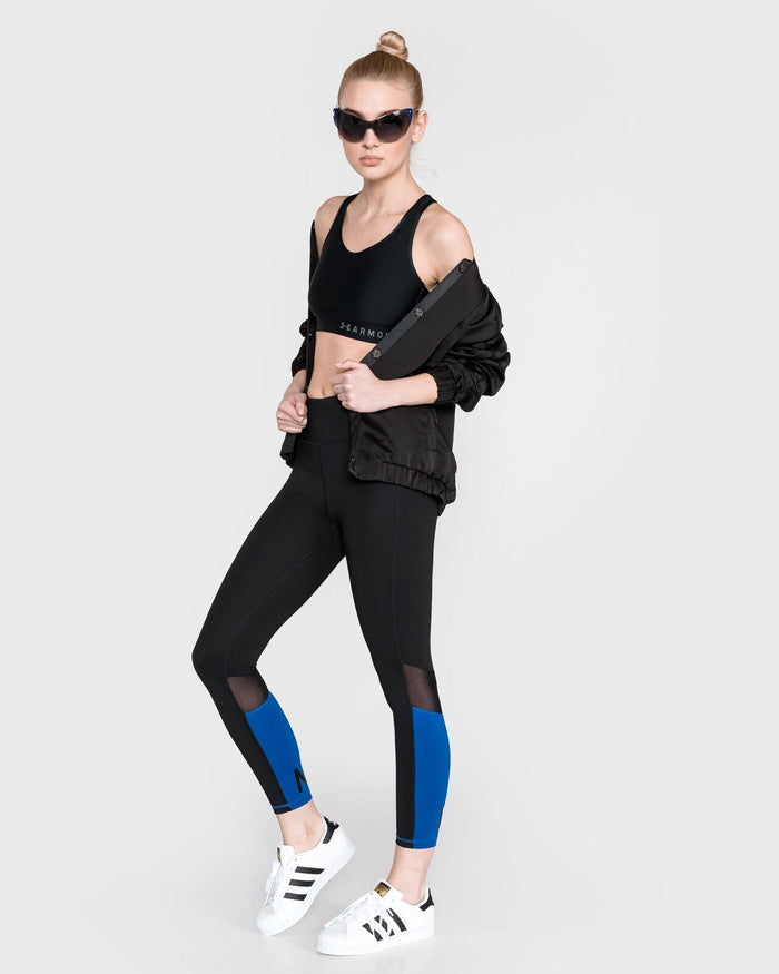 Dkny Sport Colorblocked High-Waist Ankle Leggings, Size Small by Vanessa Jane