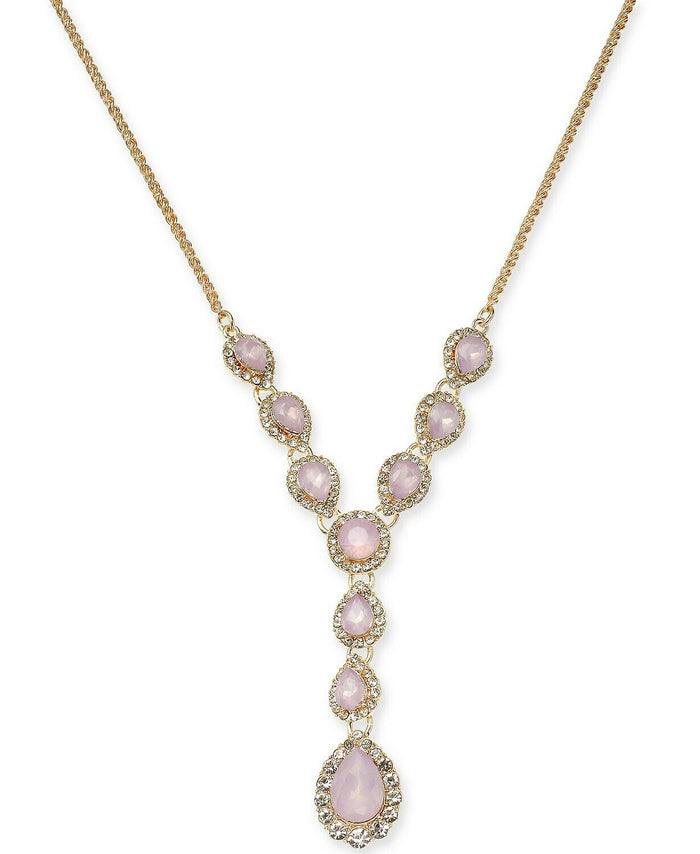 Charter Club Crystal and Stone Lariat Necklace by Vanessa Jane