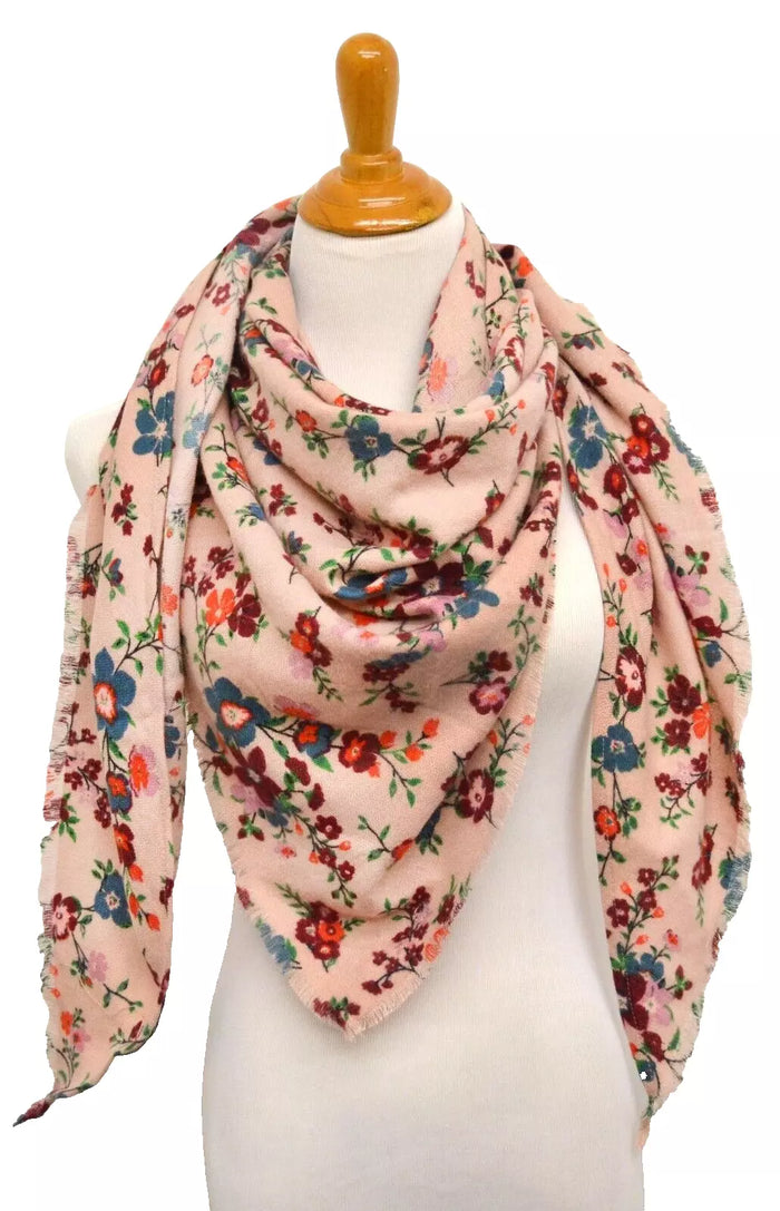 Inc International Concepts Floral-Print Triangle Scarf by Vanessa Jane