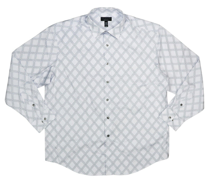 Alfani Mens Geo Static-Print Shirt by Vanessa Jane