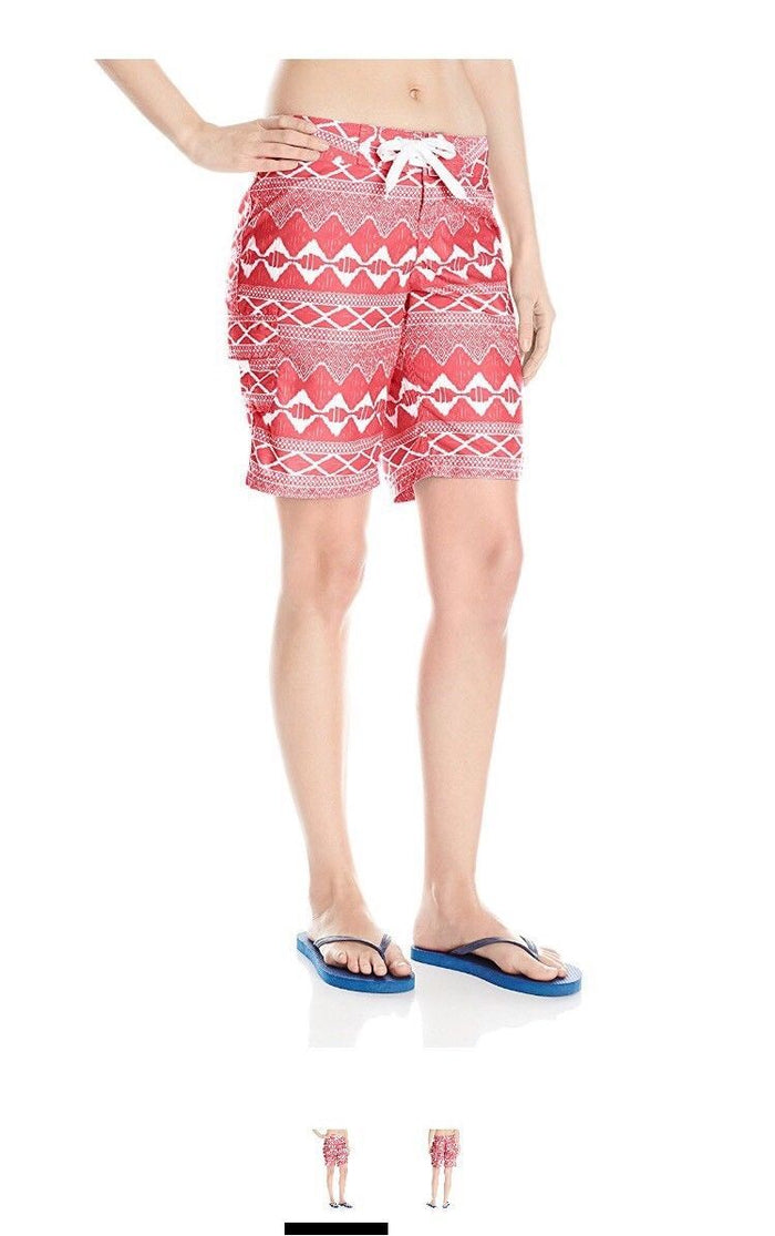 Kanu Surf Womens UPF 50+ Quick Dry Active Prints II Swim Boardshort, Size 12 by Vanessa Jane