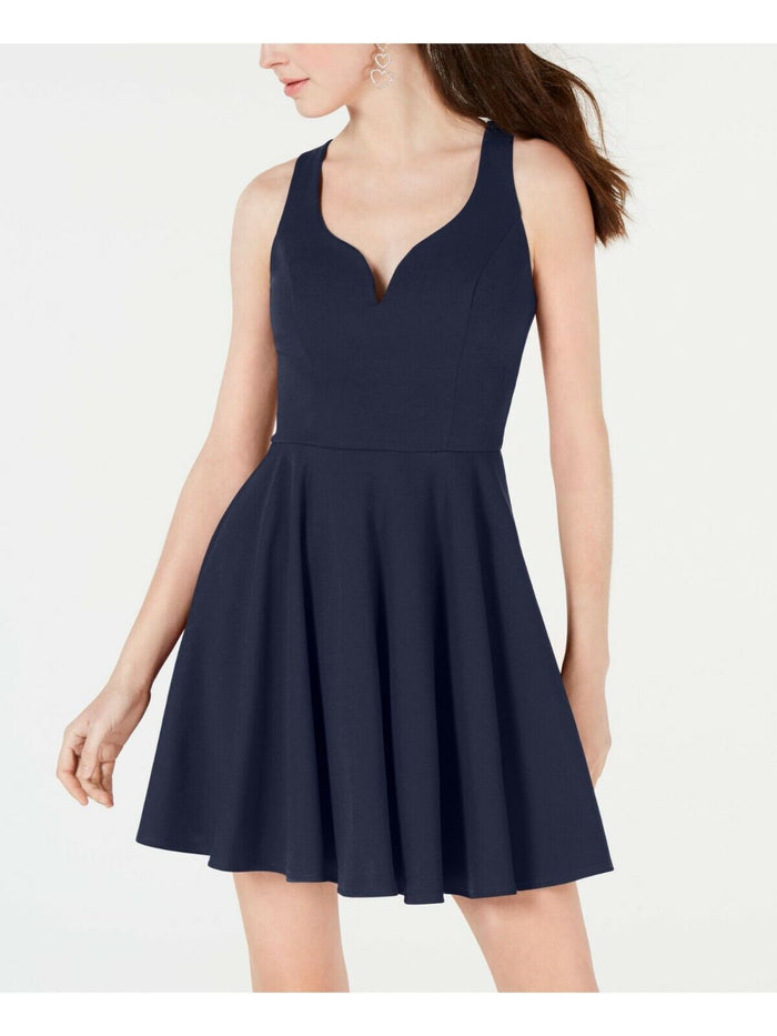 B Darlin Womens Sleeveless V Neck Fit Flare Dress, Size 11/12 by Vanessa Jane