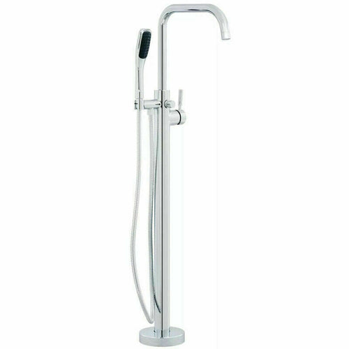 Miseno MTF194 Floor Mounted Tub Filler with 1.8 GPM Hand Shower Integrated Valve by Vanessa Jane