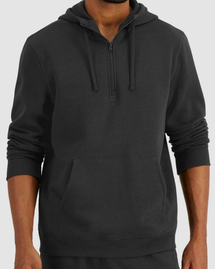 Id Ideology Mens 1/2-Zip Pullover Hoodie by Vanessa Jane