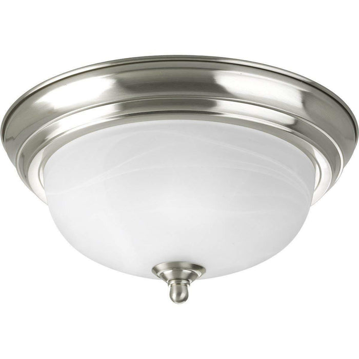 Progress Lighting P3924-09 One Light Flush Mount, Brushed Nickel Finish by Vanessa Jane