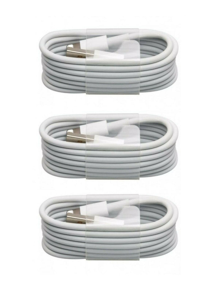 3 Pack 3 ft USB Cable for Apple iPhone 5 and Up by Vanessa Jane