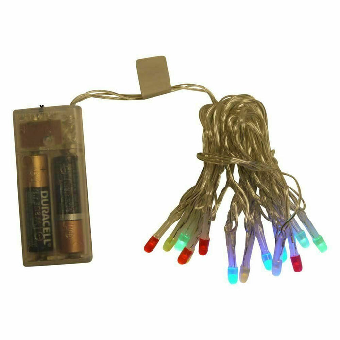 UltraLED Battery Operated Frosted Twinkle Light String, Multi-Color 4.5-Feet by Vanessa Jane