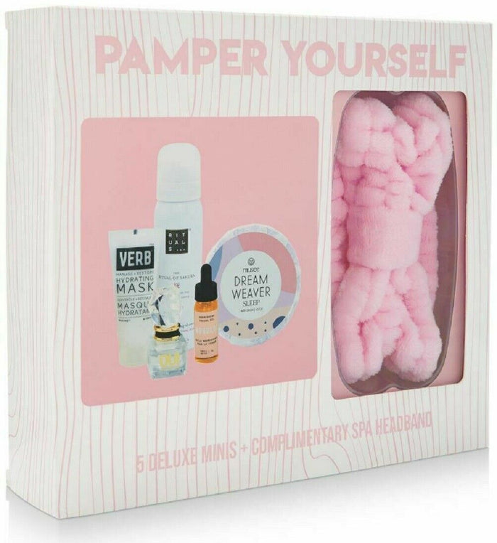 Pamper Yourself 6-Piece Spa Bath Gift Set Rituals Musee Verb Juicy Travel Size by Vanessa Jane