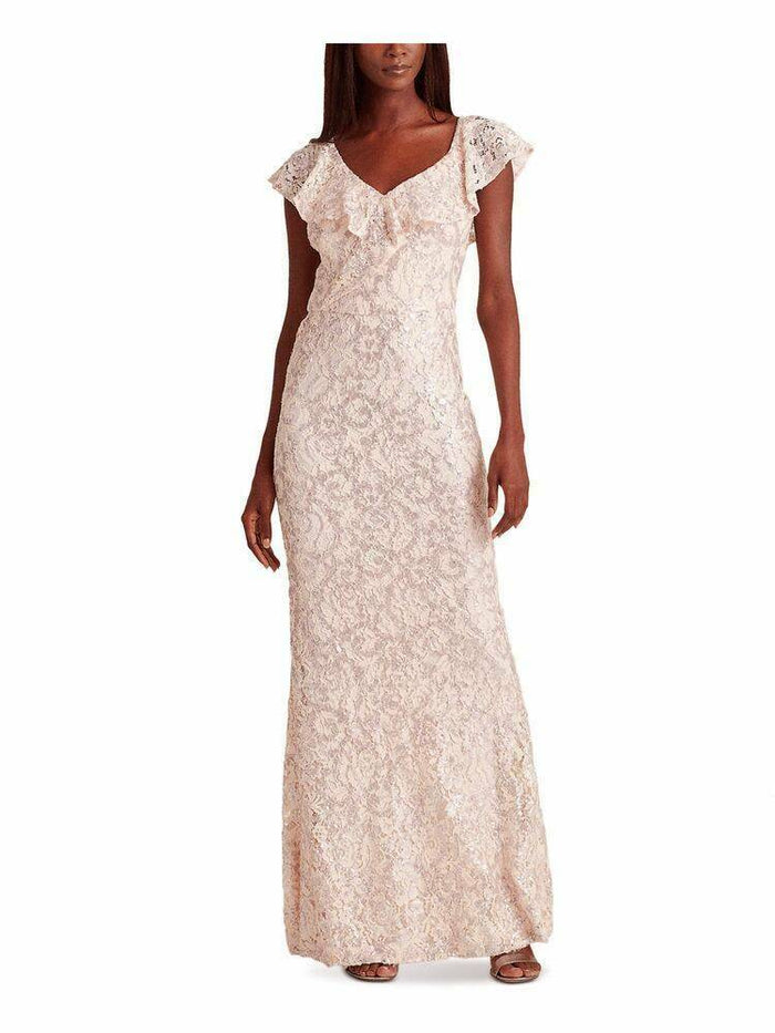 Ralph Lauren Womens Sequined Full-Length Dress, Size 6 by Vanessa Jane