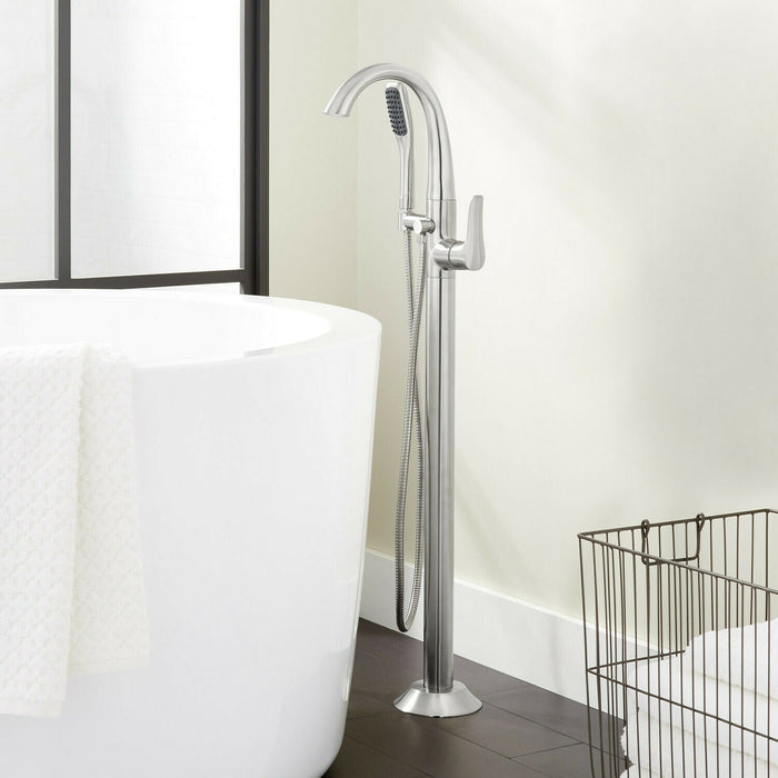 Signature Hardware 948664-LV Provincetown Floor Mounted Tub Filler Faucet - Incl by Vanessa Jane