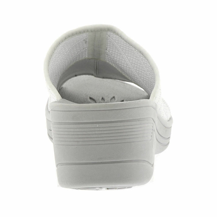SoLite by Easy Street Airy - Womens White Sandal, Size 7.5 by Vanessa Jane