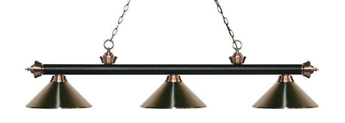 Z-Lite Riviera 3 Light Island/Billiard Chandelier, Brushed Nickel by Vanessa Jane