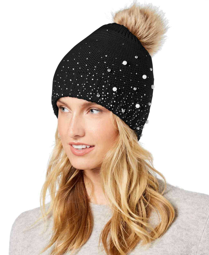 INC International Concepts Shine Like the Night Beanie by Vanessa Jane