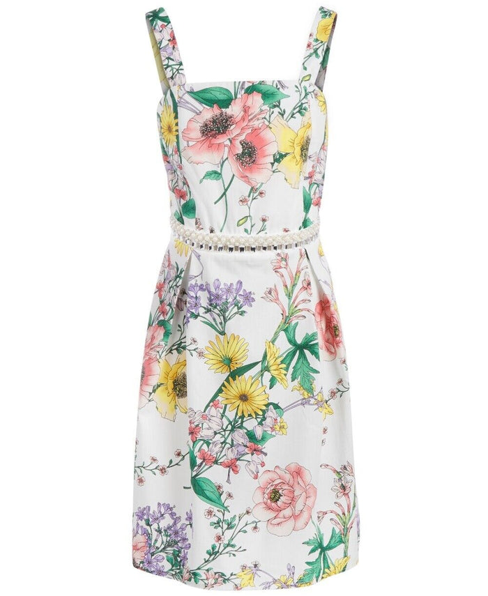 Monteau Big Girls Embellished Floral-Print Dress by Vanessa Jane
