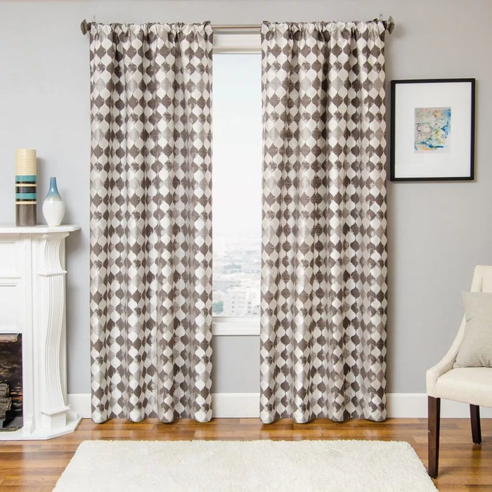 Softline Prom-Rod Pocket Woven Window Panel, 52x84 Inches by Vanessa Jane