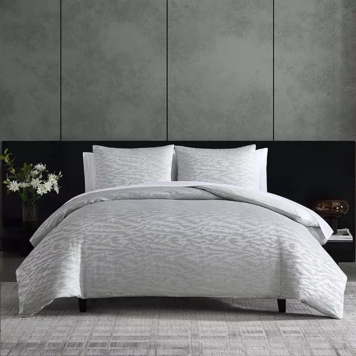 Vera Wang Illusion Grey Comforter Set, King by Vanessa Jane