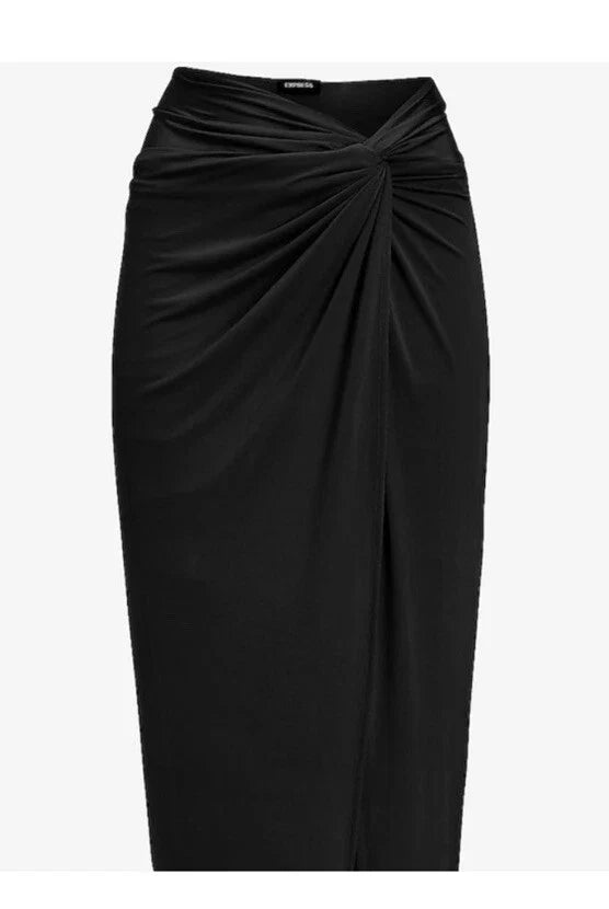 Express Body Contour Fitted Skirt Large Midi Built In Shapewear, Medium by Vanessa Jane
