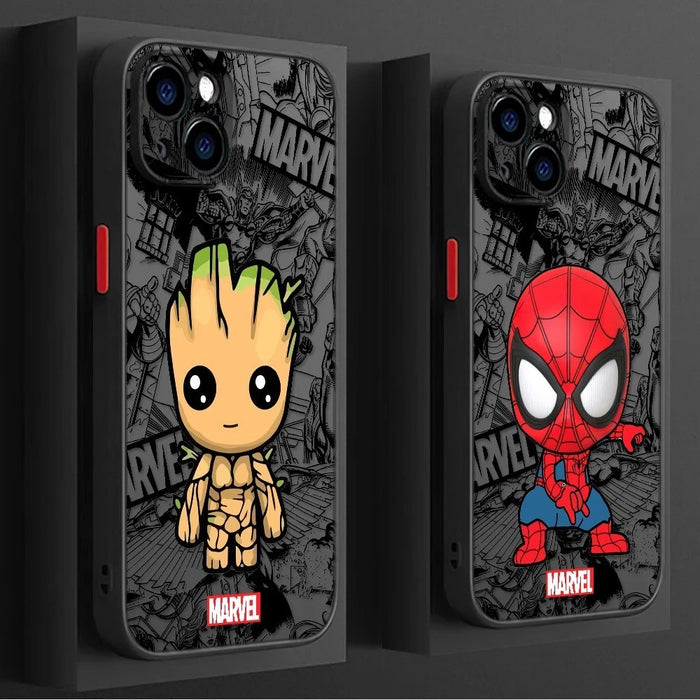 Marvel Shockproof Matte Protective Case for iPhone 17 16 15 14 13 12 11 Pro Max by Merch Section
