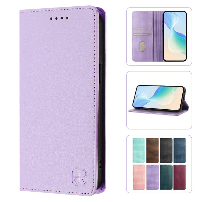 Leather Flip Stand Wallet Case for iPhone 17 Pro Max Air 17e 16 15 14 13 12 11 by Merch Section