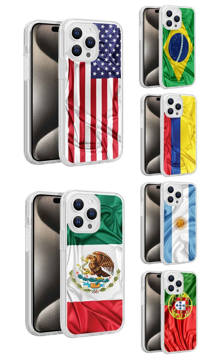 Flag Design Impact Drop Proof Case for iPhone 16 Pro Max by Merch Section