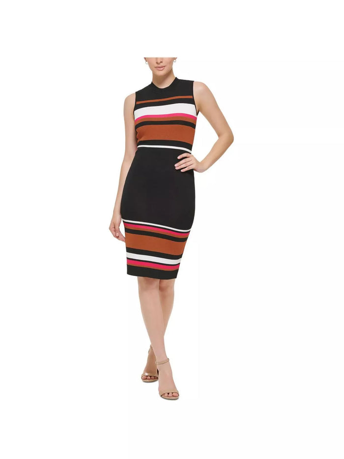 VINCE CAMUTO Womens Black Unlined Pullover Sleeveless Sweater Dress PS by Vanessa Jane