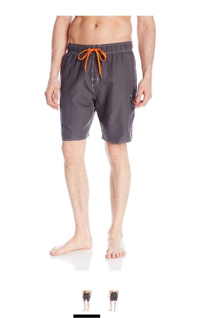 Laguna Men's Locked In E-Boardshorts, Charcoal, Size XL by Vanessa Jane